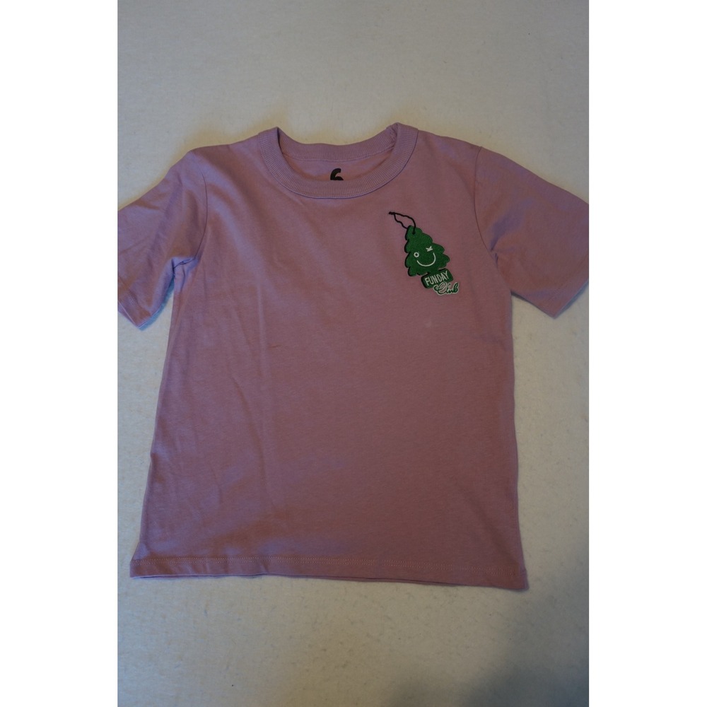 Cotton On Kids Funday Club Graphic Tee Mauve Purple Short Sleeve Shirt Size 6 - Picture 2 of 6